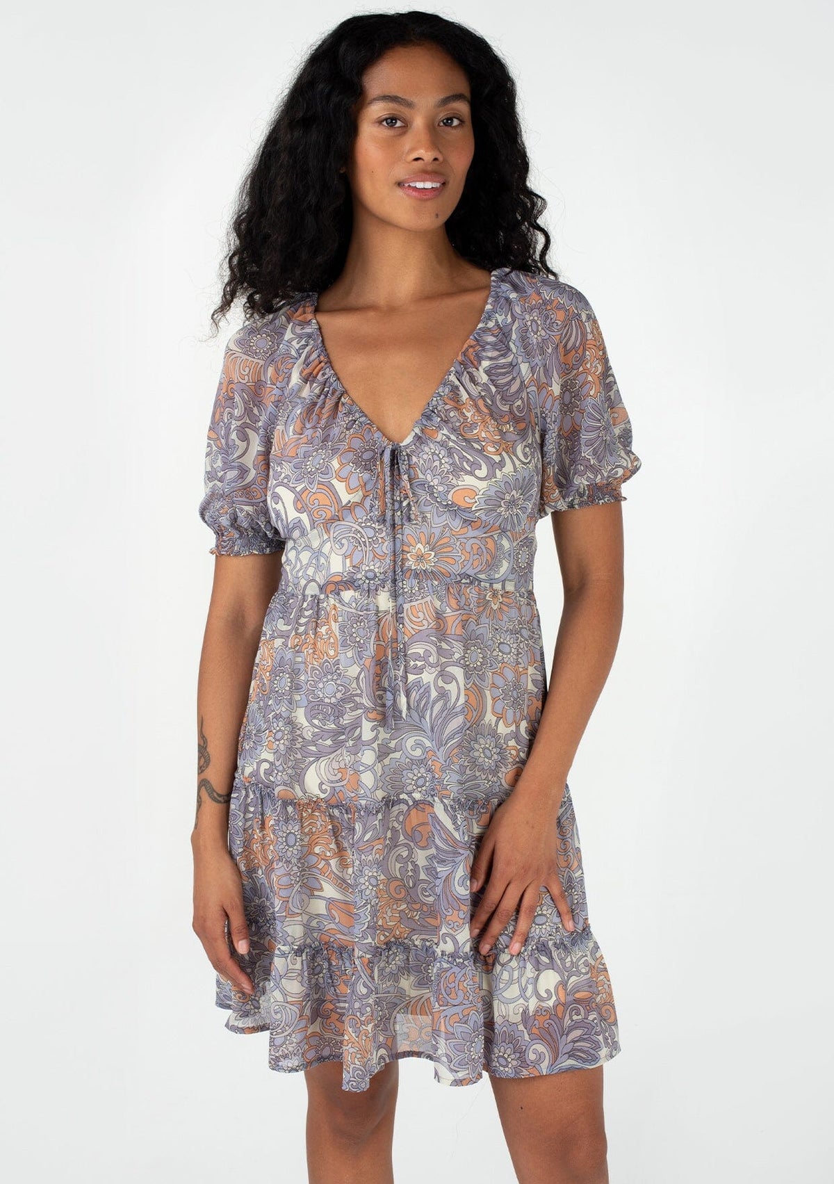 Get great deals on Adelina Puff Sleeve Mini Dress Lovestitch Outlet Online  from our online store